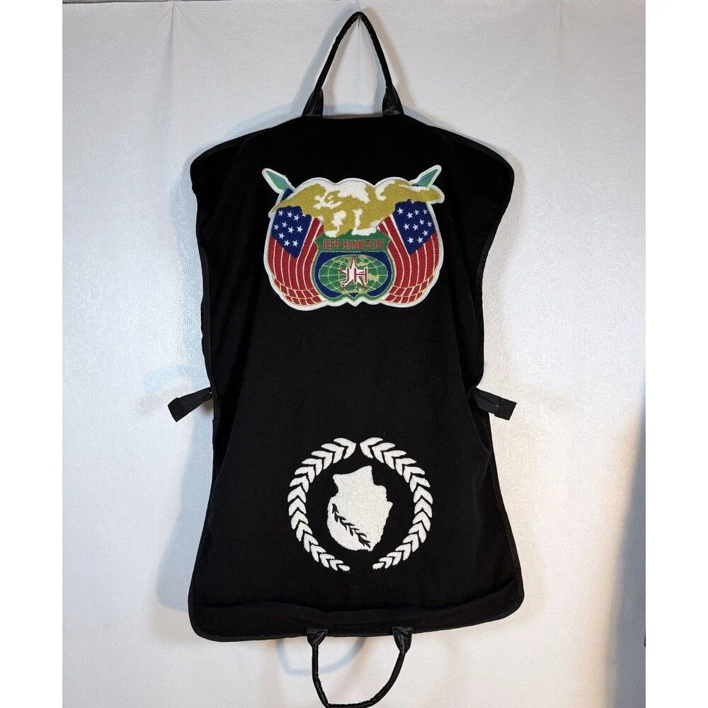 Jeff Hamilton x Caesars Palace Black Wool Garment Bag